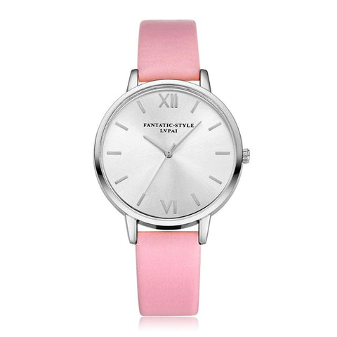 Luxury Brand Silver Women Fashion Dress Quartz Watch Clock Wristwatches Bracelet Watch Leather High Quality Ladies Quartz Watch - watchwomen