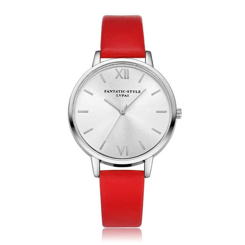 Luxury Brand Silver Women Fashion Dress Quartz Watch Clock Wristwatches Bracelet Watch Leather High Quality Ladies Quartz Watch - watchwomen