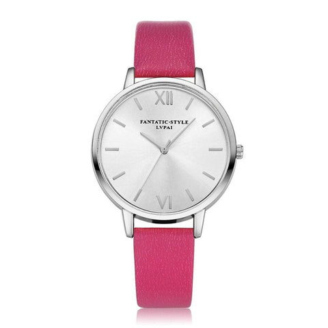 Luxury Brand Silver Women Fashion Dress Quartz Watch Clock Wristwatches Bracelet Watch Leather High Quality Ladies Quartz Watch - watchwomen