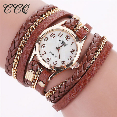 2016 Hot Sale Fashion Casual Wrist Watch Leather Bracelet Women Watches Relogio Feminino BW1071 - watchwomen
