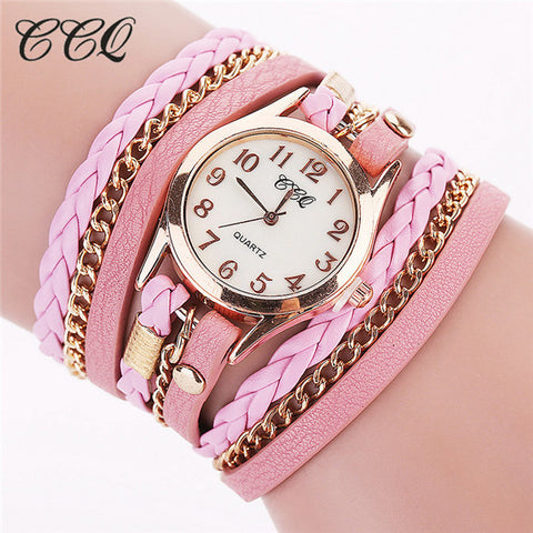 2016 Hot Sale Fashion Casual Wrist Watch Leather Bracelet Women Watches Relogio Feminino BW1071 - watchwomen