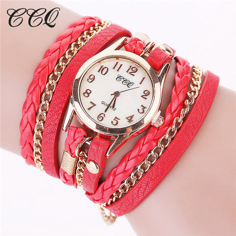 2016 Hot Sale Fashion Casual Wrist Watch Leather Bracelet Women Watches Relogio Feminino BW1071 - watchwomen