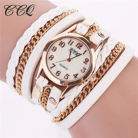 2016 Hot Sale Fashion Casual Wrist Watch Leather Bracelet Women Watches Relogio Feminino BW1071 - watchwomen