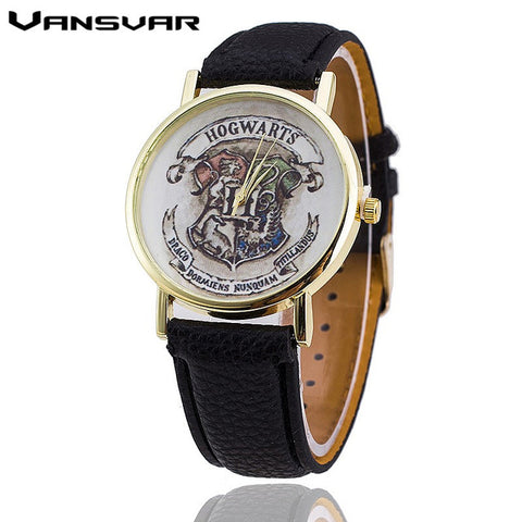 Vansvar Brand HOGWARTS Magic School Watches Fashion Women Wristwatch Casual Luxury Quartz Watches Relogio Feminino 1544 - watchwomen