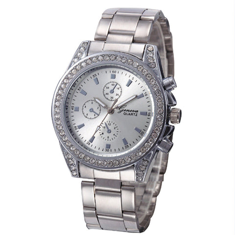 Hot Selling Women fashion Watch Women Diamond Metal Band Analog Quartz Fashion Wrist Watch Fashion Wrist Watch 2017 Reloj Hombre - watchwomen