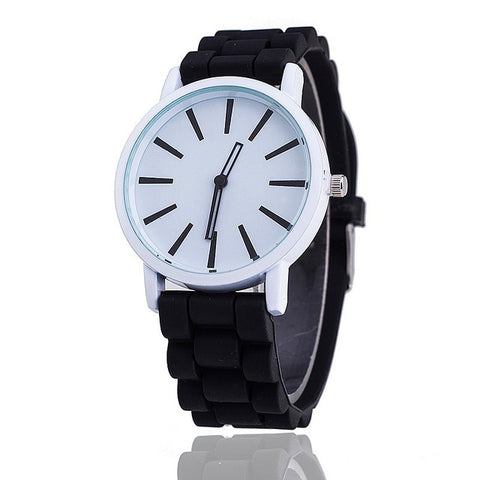 Vansvar Brand Fashion Jelly Silicone Women Wristwatch Casual Luxury Quartz Watches Relogio Feminino Hot Selling 377 - watchwomen