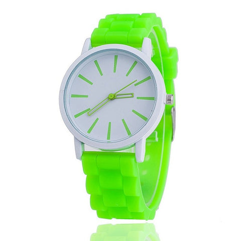Vansvar Brand Fashion Jelly Silicone Women Wristwatch Casual Luxury Quartz Watches Relogio Feminino Hot Selling 377 - watchwomen