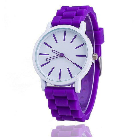 Vansvar Brand Fashion Jelly Silicone Women Wristwatch Casual Luxury Quartz Watches Relogio Feminino Hot Selling 377 - watchwomen