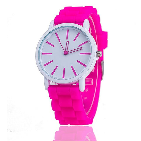 Vansvar Brand Fashion Jelly Silicone Women Wristwatch Casual Luxury Quartz Watches Relogio Feminino Hot Selling 377 - watchwomen