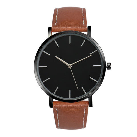 Splendid Quartz Watch Men Women Famous Brand Gold Leather Band Wrist Watches Luxury Drop shipping - watchwomen