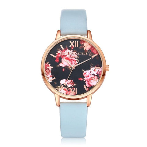 High Quality Fashion Leather Strap Rose Gold Women Watch Casual Love Heart Quartz Wrist Watch Women Dress Ladies Luxury Watches - watchwomen