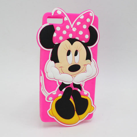 For Fundas Huawei P8 Lite P8lite Case Cute 3D Cartoon Minnie Girl Silicone Back Cover Capas Para For Huawei Ascend P8 Lite Coque - watchwomen