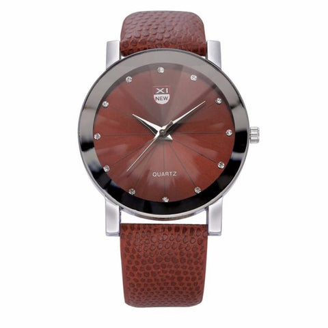 Splendid Diamond Dial Watches Mens,Luxury Design Stainless Steel Quartz Wrist Watch Men Sports Leather Military Watch Women - watchwomen