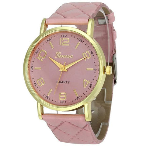 2017 New Women Bracelet Watch Famous brand Ladies Faux Leather Analog Quartz Wrist Watch Clock Women relojes DropShipping A25 - watchwomen