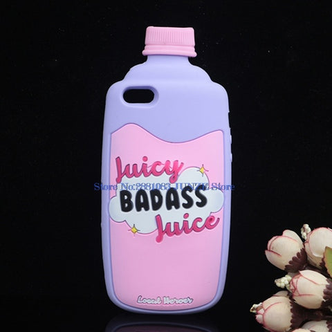 3D Cute Milk Box Chill Pills Soft Cover For iPhone X SE 5C 5S 6 6S 7 8 Plus 5.5" Cover Cartoon Apeach Ryan Flower Phone Cases - watchwomen