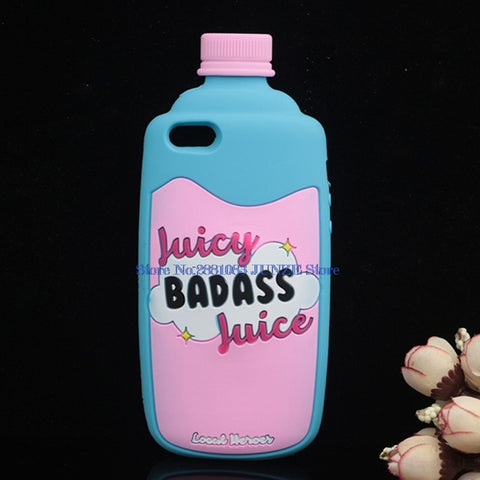 3D Cute Milk Box Chill Pills Soft Cover For iPhone X SE 5C 5S 6 6S 7 8 Plus 5.5" Cover Cartoon Apeach Ryan Flower Phone Cases - watchwomen