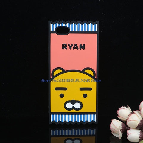 3D Cute Milk Box Chill Pills Soft Cover For iPhone X SE 5C 5S 6 6S 7 8 Plus 5.5" Cover Cartoon Apeach Ryan Flower Phone Cases - watchwomen
