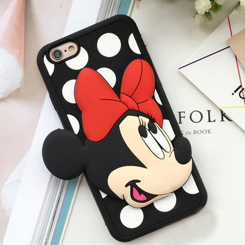 3D Cartoon Ice Cream Stitch Cat Soft Silicone Back Cover For iPhone 4/4s/5/5S/5C/SE/6/6S/6 6s Plus/7/7 Plus/8/8 Plus Phone Cases - watchwomen