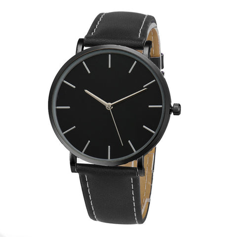 Quartz Watch Men Women Unisex Famous Brand Faux Leather Band Women Watches Luxury Watch Women Montre Femme Wristwatches #NI - watchwomen
