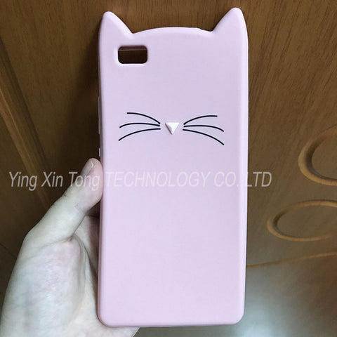 For Fundas Huawei P8 Lite P8lite Case Cute 3D Cartoon Minnie Girl Silicone Back Cover Capas Para For Huawei Ascend P8 Lite Coque - watchwomen