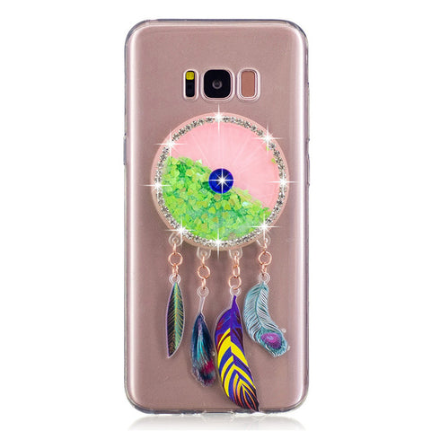 3D Fashion Animal Unicorn Quicksand Liquid Soft Silicone Case For Samsung Galaxy A3 A5 A7 J3 J5 J7 2015 2016 S7 edge Phone Cover - watchwomen