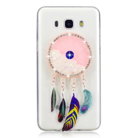 3D Fashion Animal Unicorn Quicksand Liquid Soft Silicone Case For Samsung Galaxy A3 A5 A7 J3 J5 J7 2015 2016 S7 edge Phone Cover - watchwomen