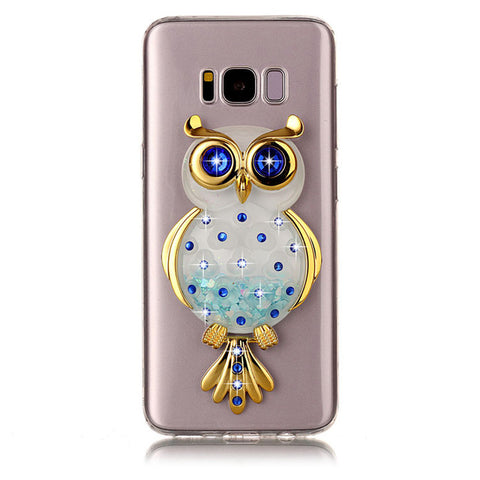 3D Fashion Animal Unicorn Quicksand Liquid Soft Silicone Case For Samsung Galaxy A3 A5 A7 J3 J5 J7 2015 2016 S7 edge Phone Cover - watchwomen