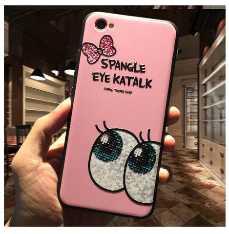 5XIAOHUO New 3D Stereo Relief Phone Case For Apple iphone 6 case Fashion Pattern For iphone 6 6S 7 Plus case - watchwomen
