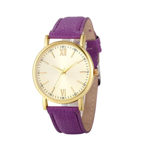 2017 Women's watches Retro Design saat Leather Band Clock Analog Alloy Quartz Wrist Watch M29 - watchwomen