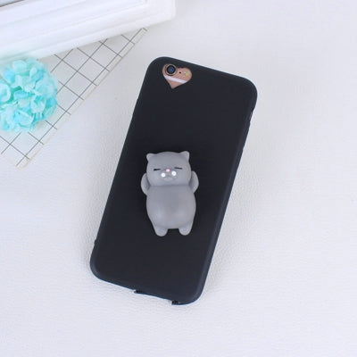 Soft Squishy Phone Case Cover For iphone 7 7 plus 8 8 plus Case Capa 3D Cute Animal Squeeze Toys For iphone 5 5s 5se 6 6s 4.7'' - watchwomen