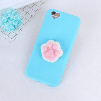 Soft Squishy Phone Case Cover For iphone 7 7 plus 8 8 plus Case Capa 3D Cute Animal Squeeze Toys For iphone 5 5s 5se 6 6s 4.7'' - watchwomen