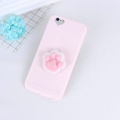 Soft Squishy Phone Case Cover For iphone 7 7 plus 8 8 plus Case Capa 3D Cute Animal Squeeze Toys For iphone 5 5s 5se 6 6s 4.7'' - watchwomen