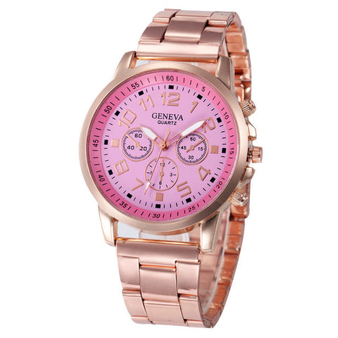 Relogio Feminino Women's Watch Black Luxury Dress Watch Stainless Steel Sport Quartz Hour Wrist Analog Watch Reloj Mujer P*21 - watchwomen