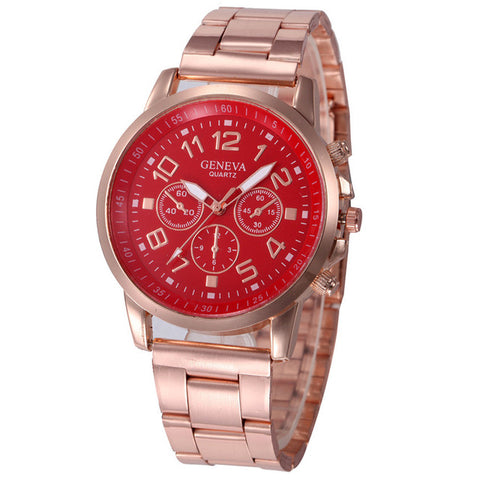 Relogio Feminino Women's Watch Black Luxury Dress Watch Stainless Steel Sport Quartz Hour Wrist Analog Watch Reloj Mujer P*21 - watchwomen