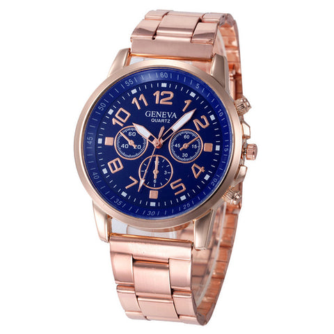 Relogio Feminino Women's Watch Black Luxury Dress Watch Stainless Steel Sport Quartz Hour Wrist Analog Watch Reloj Mujer P*21 - watchwomen
