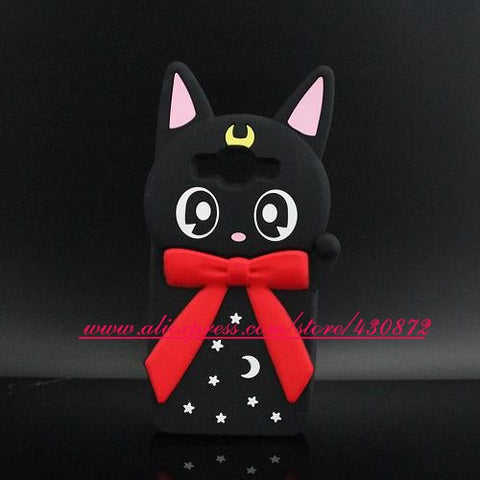 3D Silicon Unicorn Cat Girl Cartoon Soft Phone Cover Case for Samsung Galaxy Grand G530 J2 Prime J3 2016 J5 J510 J7 J710 A5 2017 - watchwomen