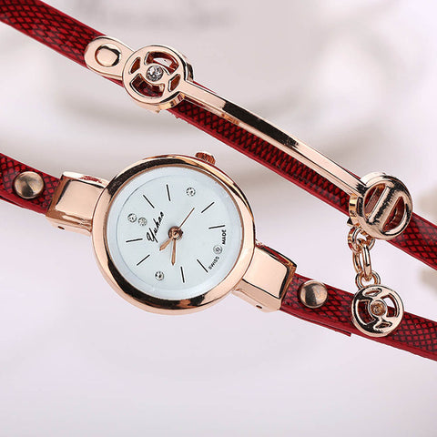 XINIU Women Bracelet Watch Quartz Watch Gift Wristwatch Women Dress Leatheriod Casual Bracelet Watches relogios femininos #0 - watchwomen