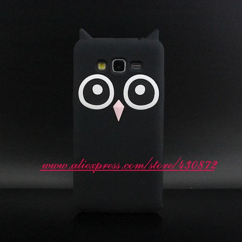 3D Silicon Unicorn Cat Girl Cartoon Soft Phone Cover Case for Samsung Galaxy Grand G530 J2 Prime J3 2016 J5 J510 J7 J710 A5 2017 - watchwomen