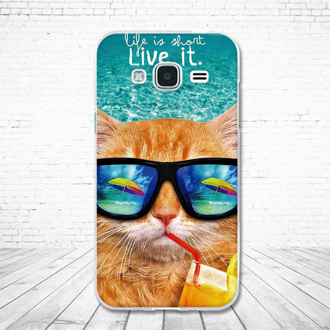 Bag For Samsung Galaxy J3 2015 2016 Case J300F J310F J320F Cover Soft Silicone Fundas Coque For Samsung J3 2015 2016 Phone Cases - watchwomen