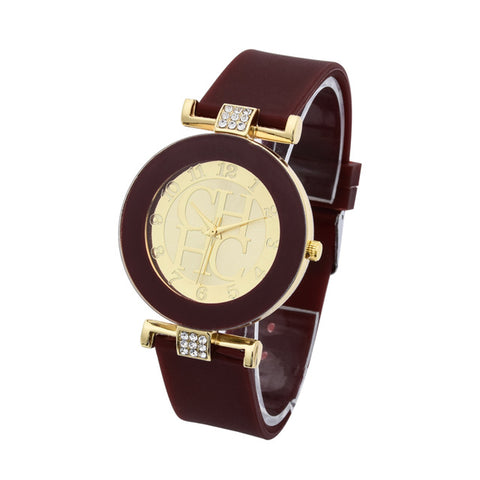 Reloj Mujer 2018 New fashion Brand Silicone Watch 6 colors Analog Quartz Watch Women Luxury Casual Rhinestone Wristwatches Clock - watchwomen
