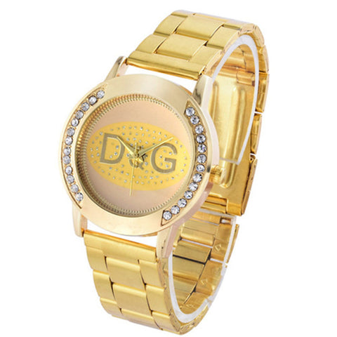 Reloj Mujer Top Brand Luxury Bear Women Quartz Watch Relogio Stainless Steel Rhinestone Dress Ladies Watches Hot Kobiet Zegarka - watchwomen