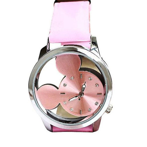 Watch Women Watches 2018 Luxury Brand Fashion Thin Mickey Mouse Pattern Cute Female Clock Relogio Feminino Gift - watchwomen