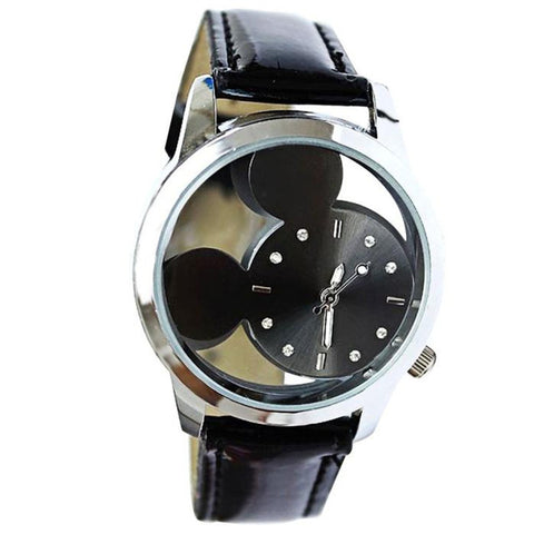 Watch Women Watches 2018 Luxury Brand Fashion Thin Mickey Mouse Pattern Cute Female Clock Relogio Feminino Gift - watchwomen