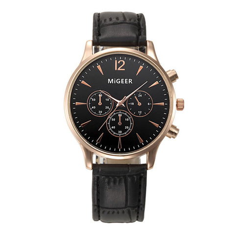 Top Brand Watches Men Relojes Mujer 2018 Luxury Business Wrist Watch Women Leather Quartz Sport Watch Mens Hours Clock Relogio - watchwomen