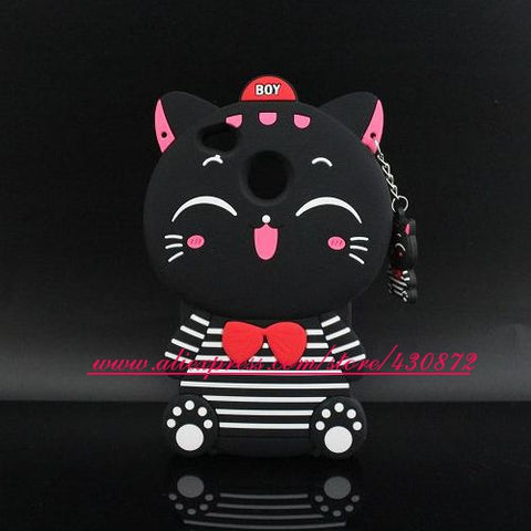 For Xiaomi Redmi 4X 5.0 inch 3D Silicon Stitch Cat Cupcake Unicorn Cartoon Soft Phone Case Cover for Xiaomi redmi 4X Pro Redmi4X - watchwomen