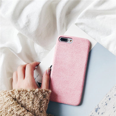 New Fashion for IPhone 6 Case Warm Fur Ball Case Plush 3D Hat Phone Case for Iphone 6 6s 6plus 7 7plus 5SE Luxury Back Cover Bag - watchwomen