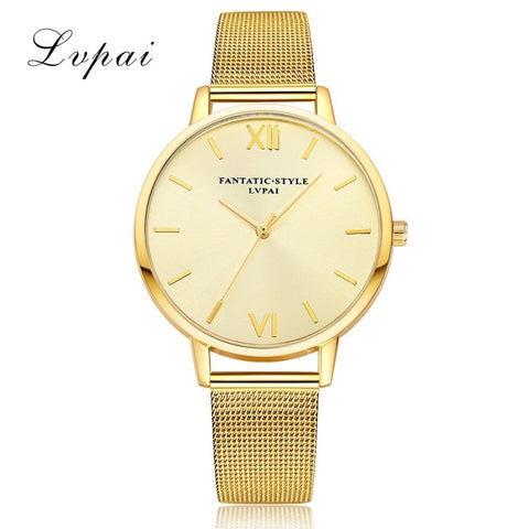 2017 New Lvpai Women Watch Luxury Gold Bracelet Dress Watch Top Quality Ladies Quartz Watch Women Wrist Sport Watch Dropshiping - watchwomen