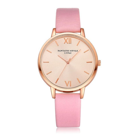 2017 New Rose Gold Women Watches Luxury Bracelet Dress Watch Leather Dropshiping Ladies Quartz Watch Woman Wristwatch LP050 - watchwomen