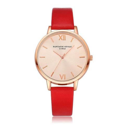 2017 New Rose Gold Women Watches Luxury Bracelet Dress Watch Leather Dropshiping Ladies Quartz Watch Woman Wristwatch LP050 - watchwomen