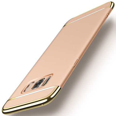 Luxury 3 in 1 Plating PC Phone Cases For Samsung Galaxy Note 8 S8 Plus S7 edge Cover 3D Batman Wings Case Matte Shockproof Armor - watchwomen